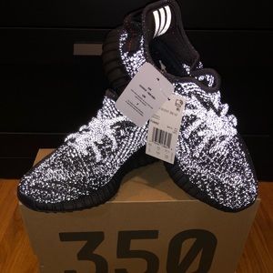 Adidas Yeezy Boost V2 350 Black Reflective Size 5
